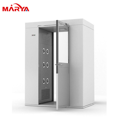 Cleanroom Entry HEPA Filter Clean Room Single Pass Through Air Shower Room With Interlock System